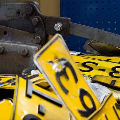 Producten en diensten - kentekenplaten